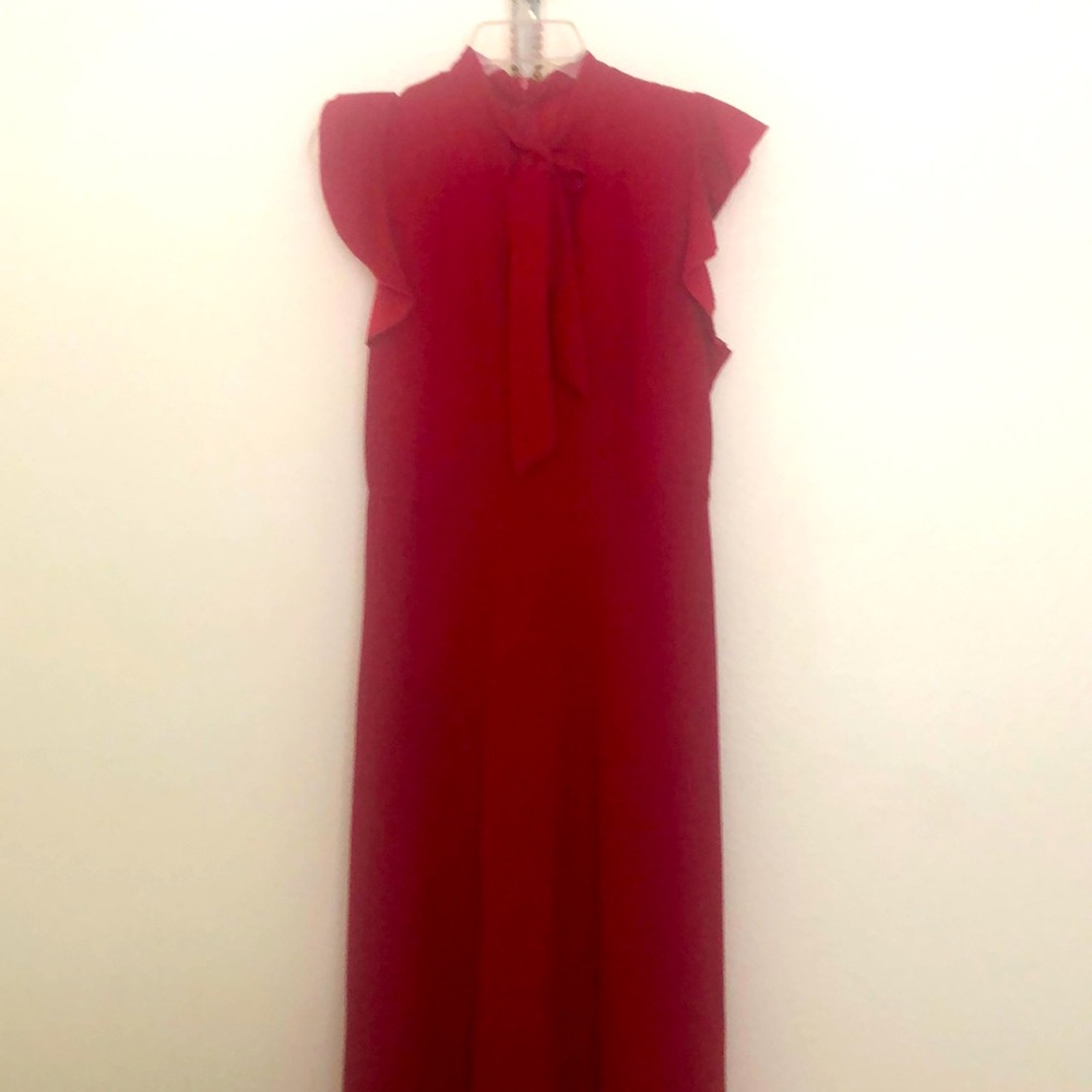 Simple red dress - that makes statement